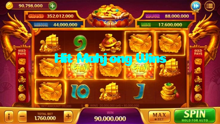 Hit Mahjong Wins casino presented on mobile device in Pakistan with slots and live games